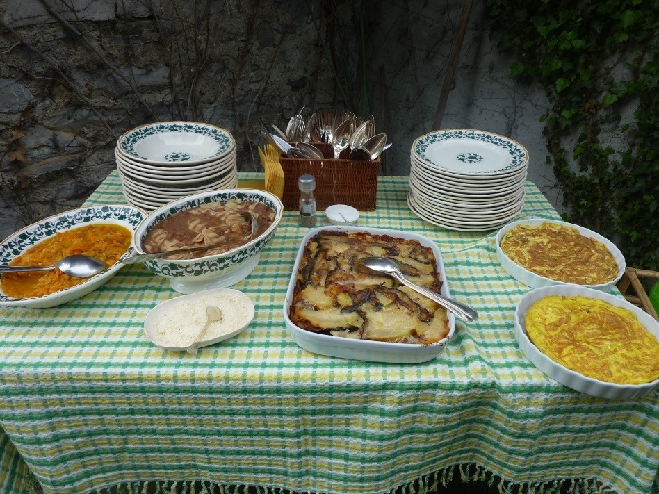 Pranzo di campagna: menu di mezza stagione									