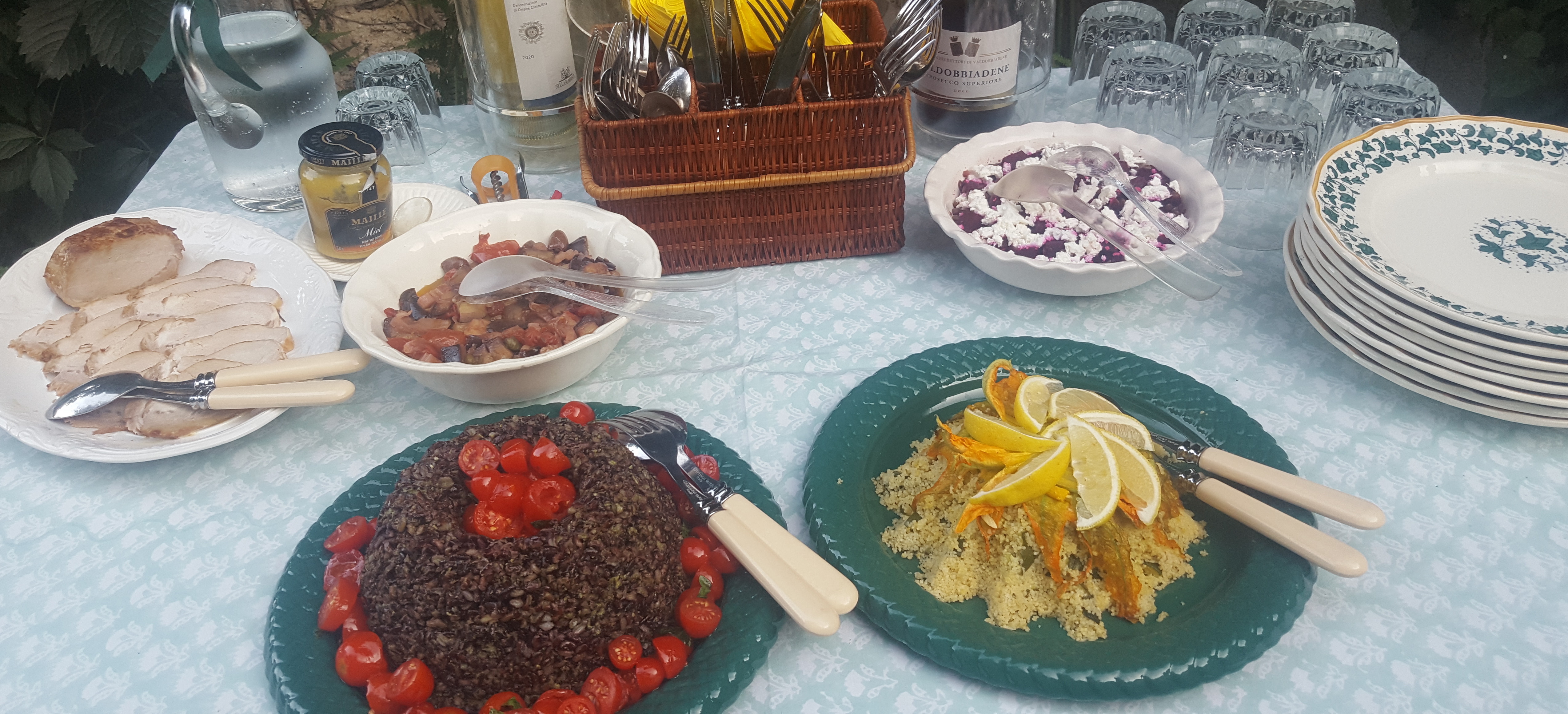 Pranzo di campagna: menu di  fine estate									