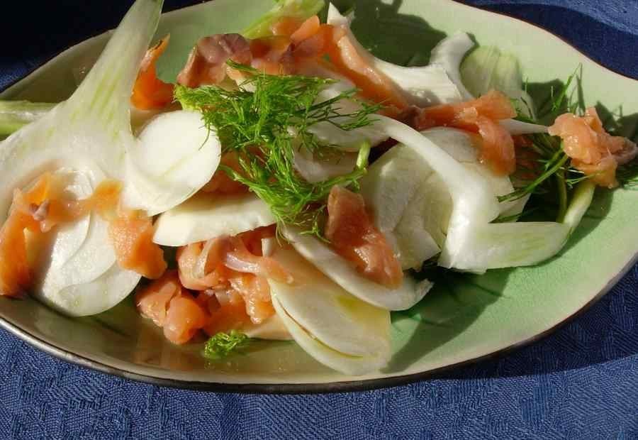 Antipasti e primi piatti di finocchi