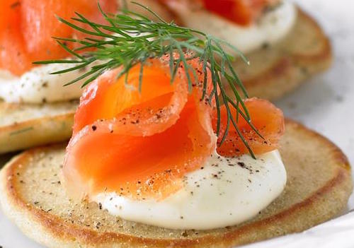 Antipasti di salmone