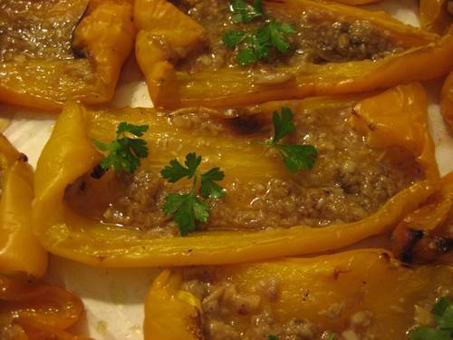 Peperoni: antipasti di peperoni
