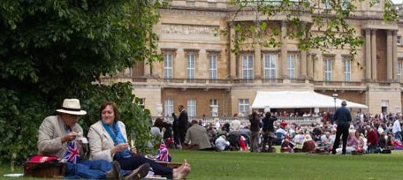 Picnic a Buckingham Palace per il Diamond Jubilee della Regina Elisabetta.