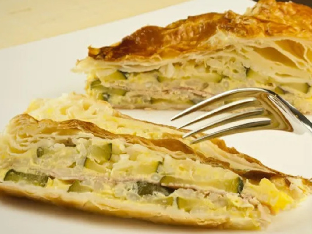 Torta di riso e zucchine alla sanremese