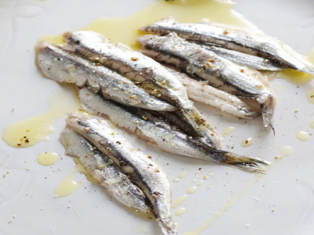 Acciughe marinate alla ligure