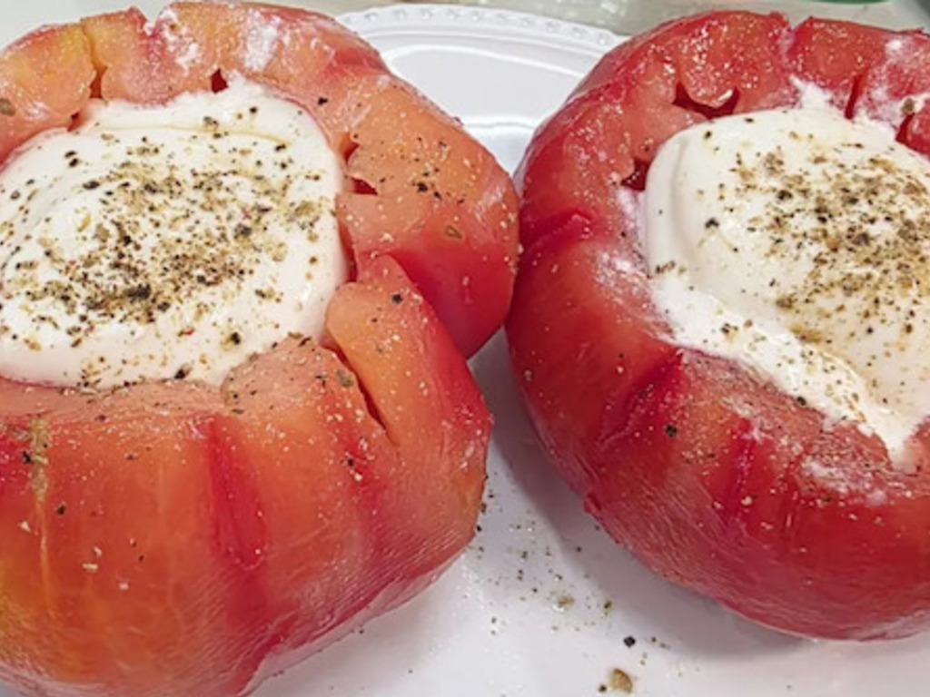 Pomodori ripieni di burrata