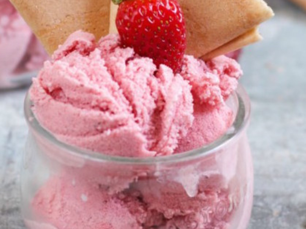 Gelato di fragole