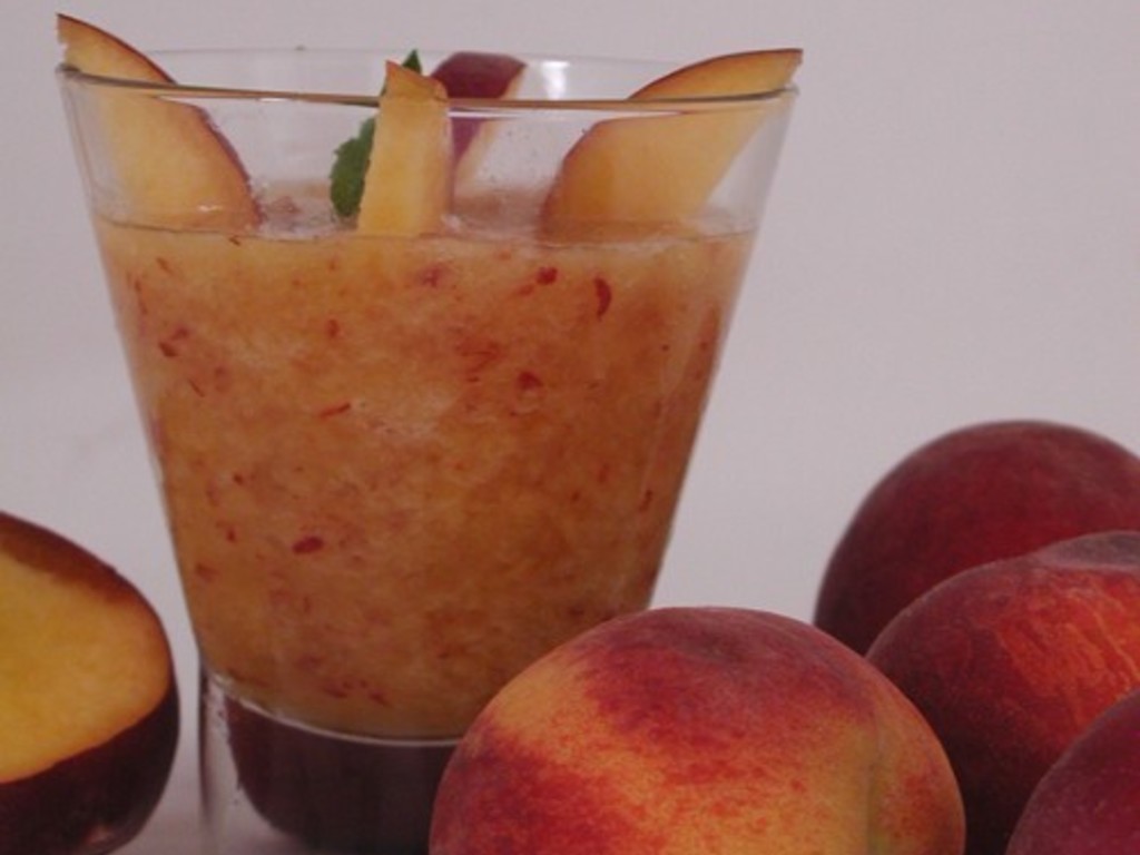 Granita di pesche