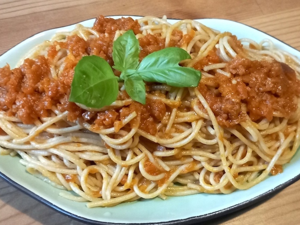 Pasta al ragù di carote