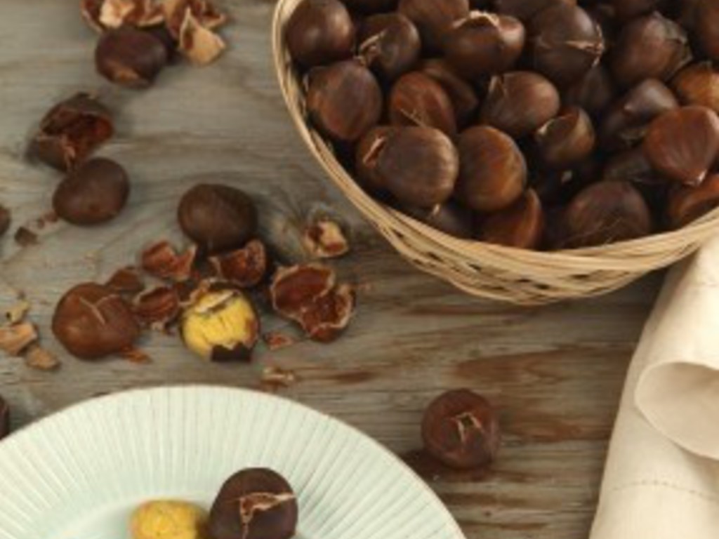 Canederli di castagne e cioccolato