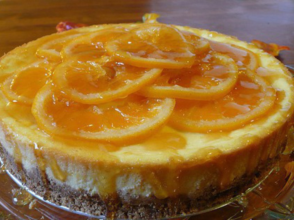 Cheesecake all'arancia