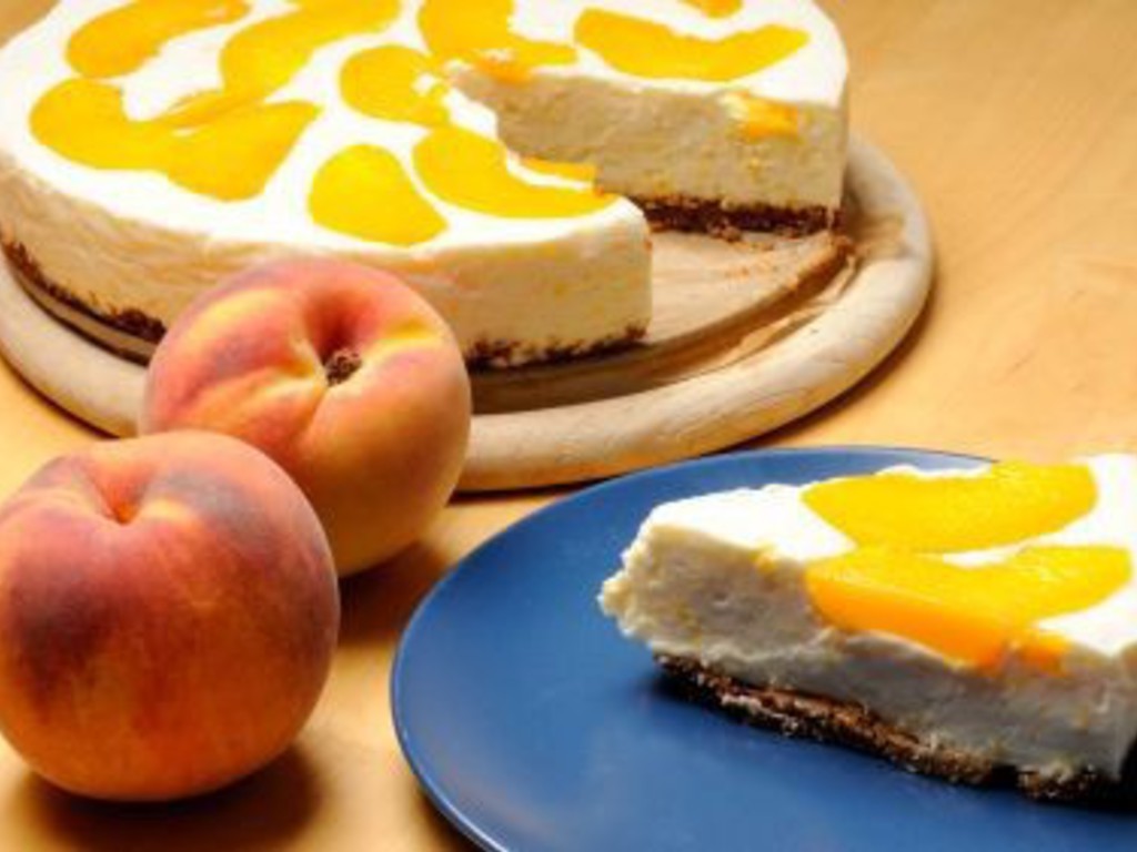 Cheesecake di pesche