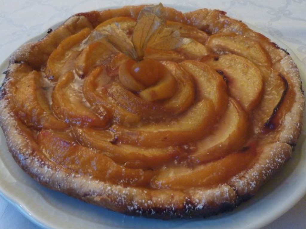Crostata di pesche