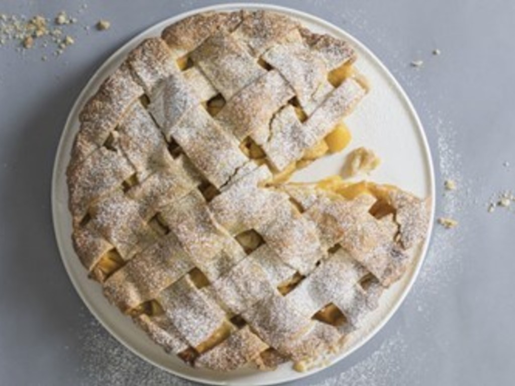 Crostata di ricotta con le visciole