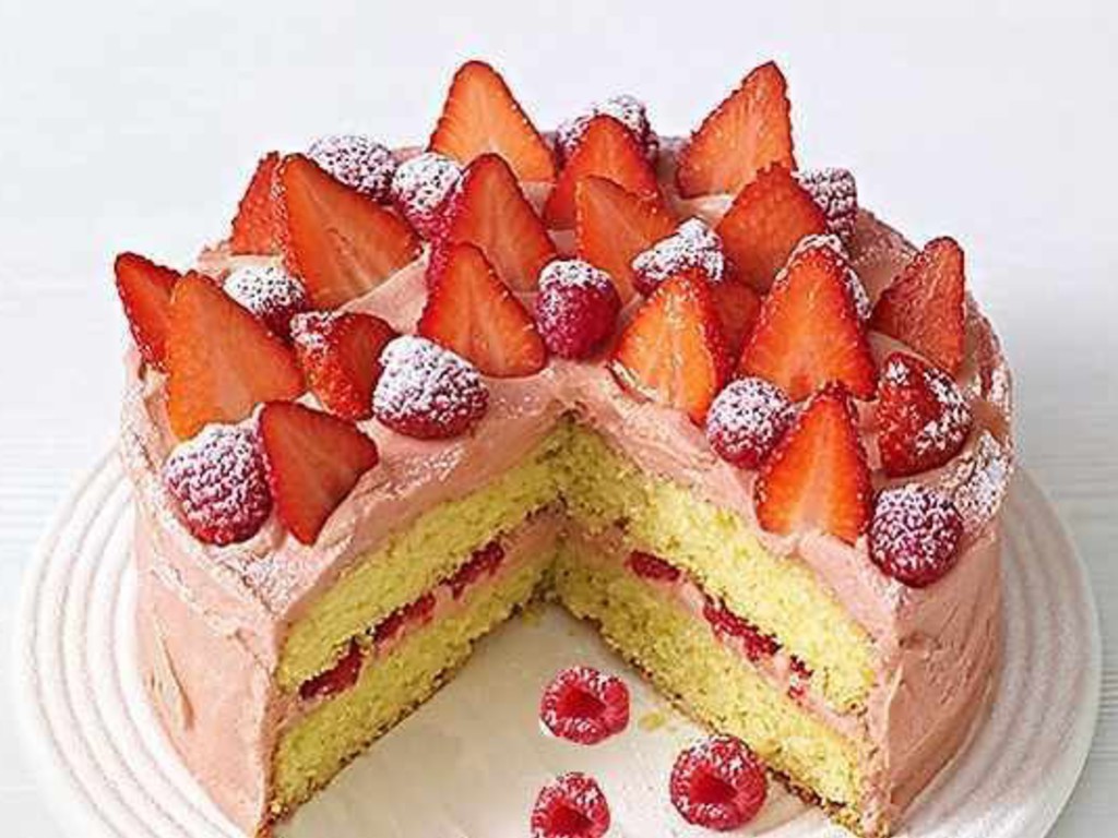 Sponge cake di lamponi