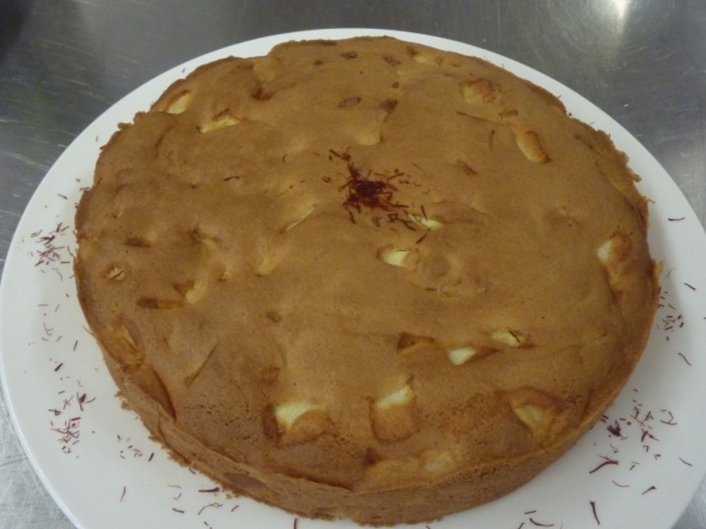 Torta Pere e Zafferano