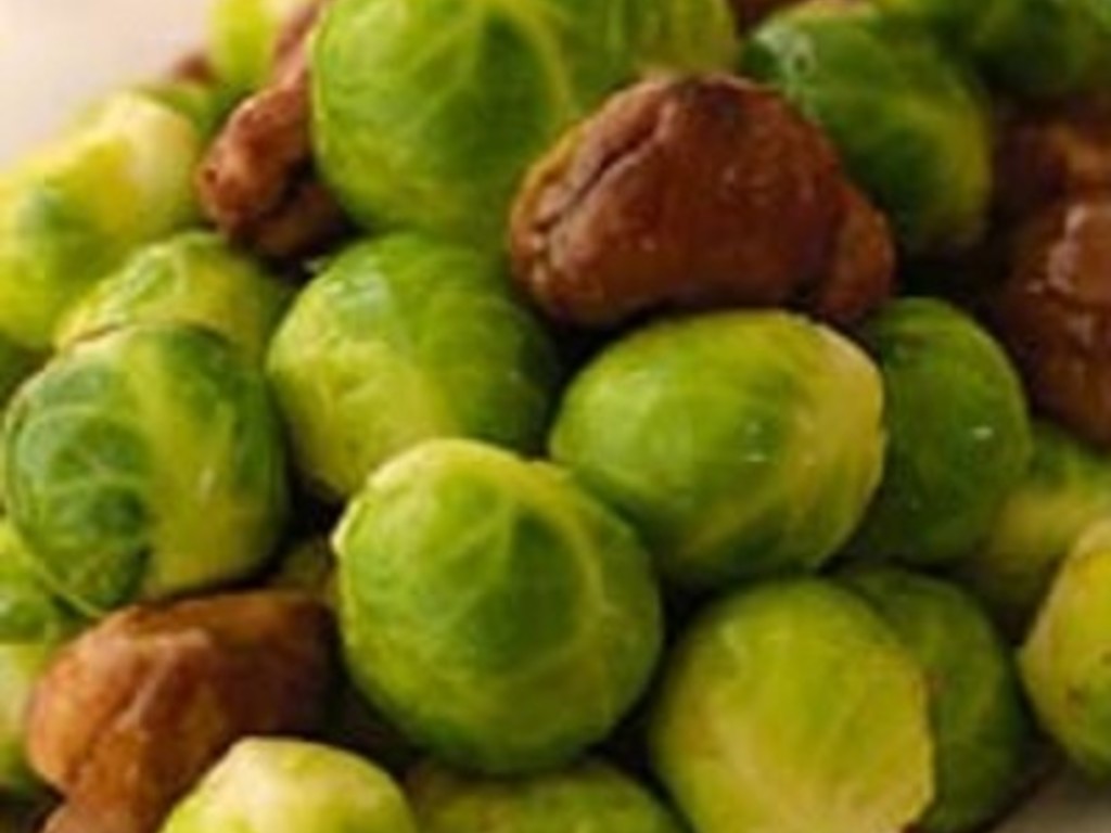 Cavolini di Bruxelles con castagne - Brussel sprouts with chestnuts