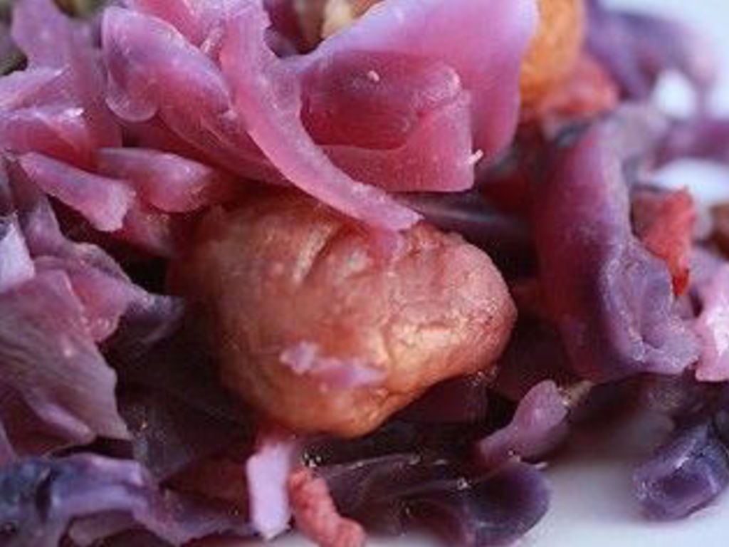 Cavolo rosso alle castagne