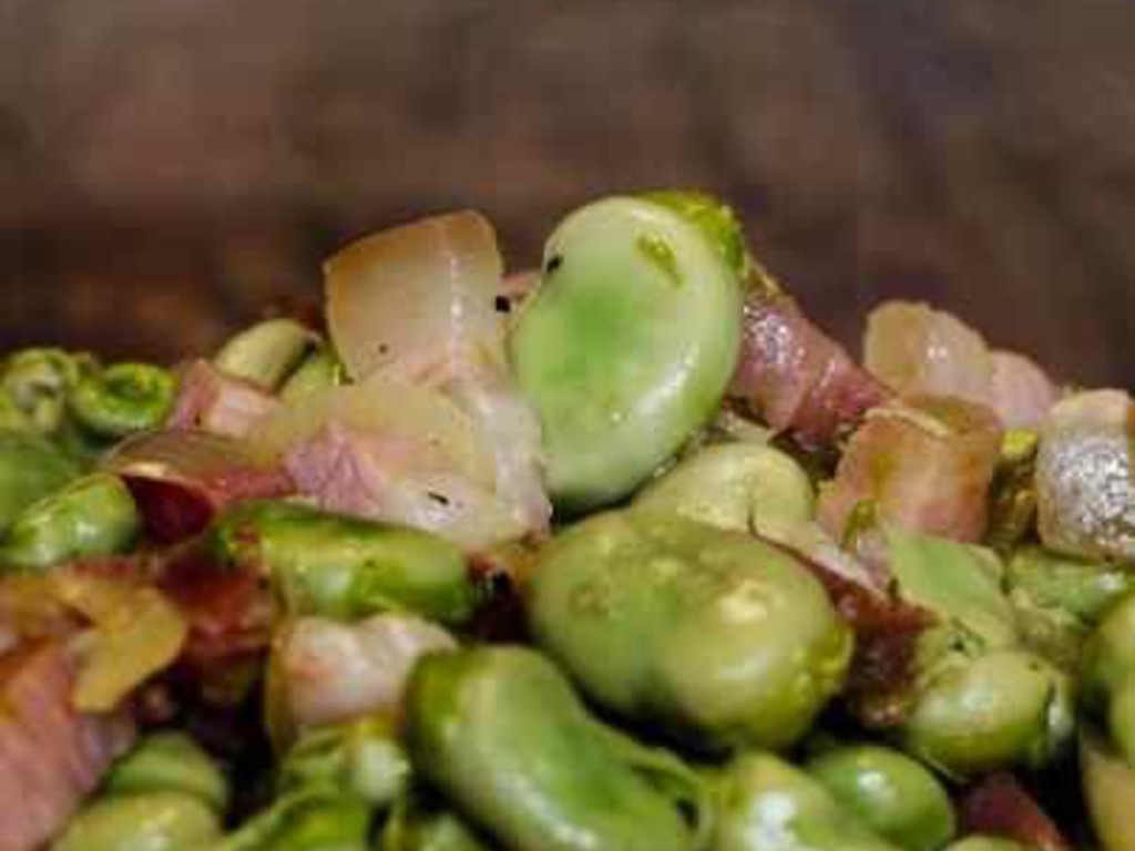 Fave e guanciale