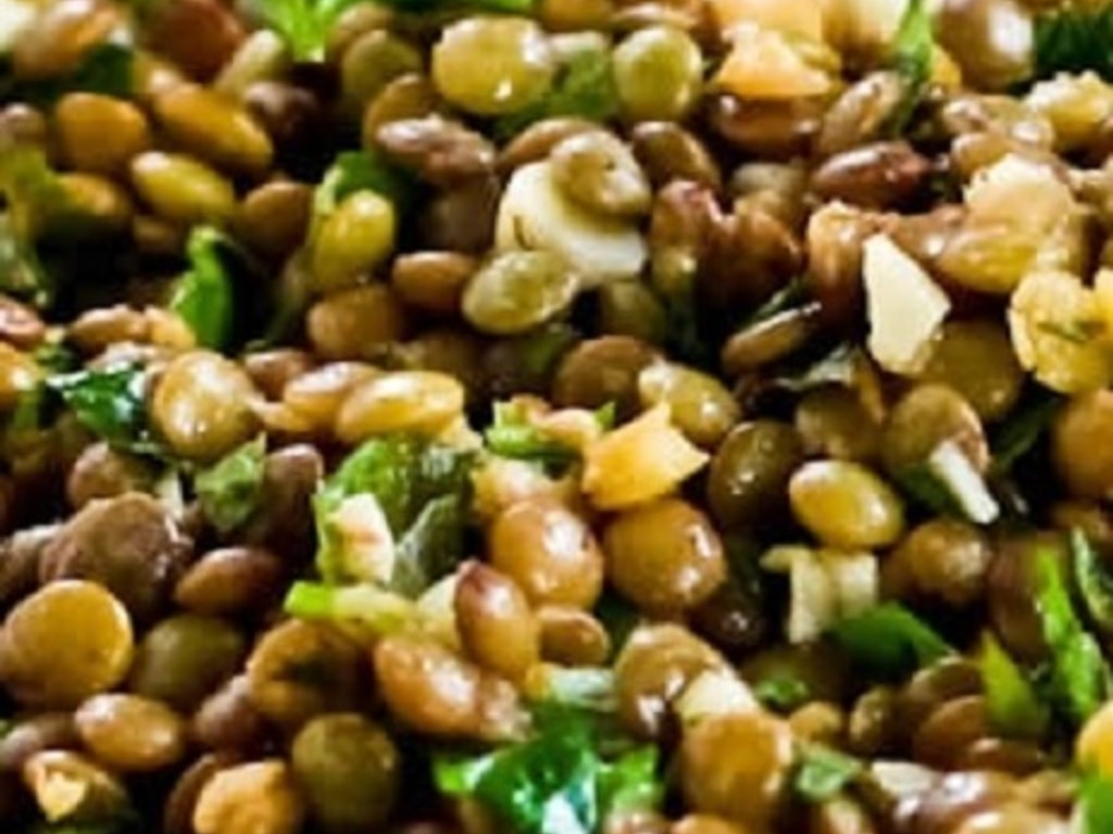 Insalatina di lenticchie al basilico