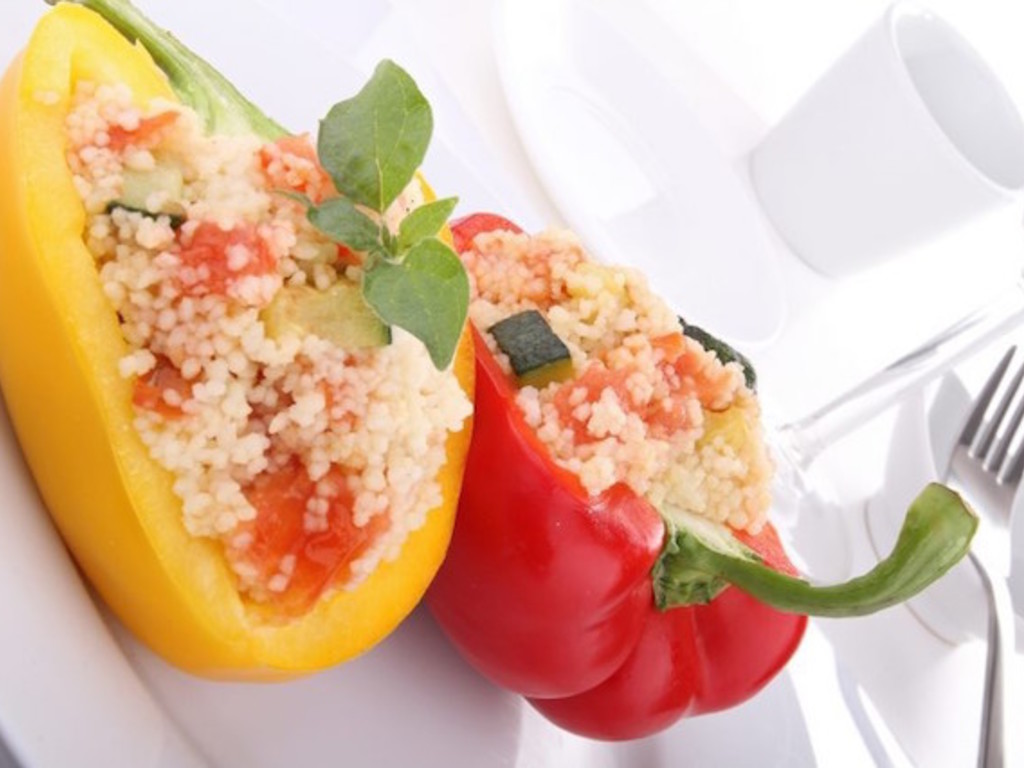 Peperoni farciti con quinoa