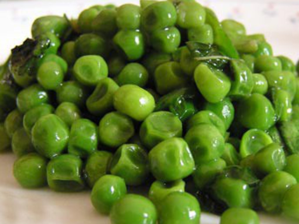 Piselli in umido alla menta