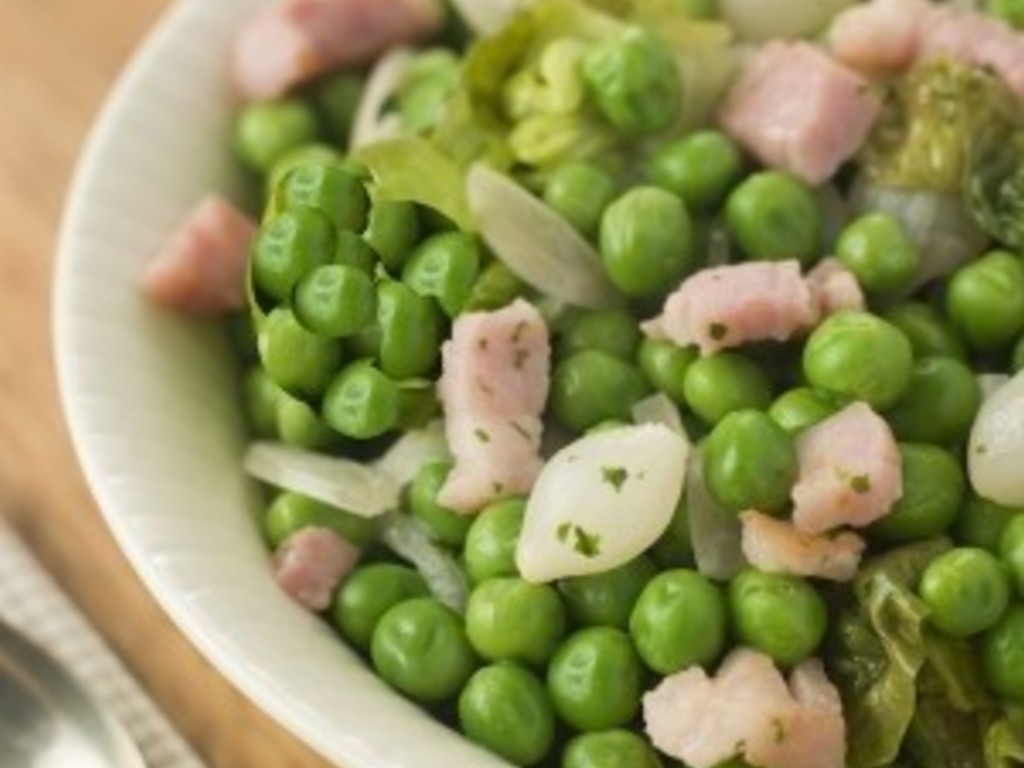 Pisellini con guanciale