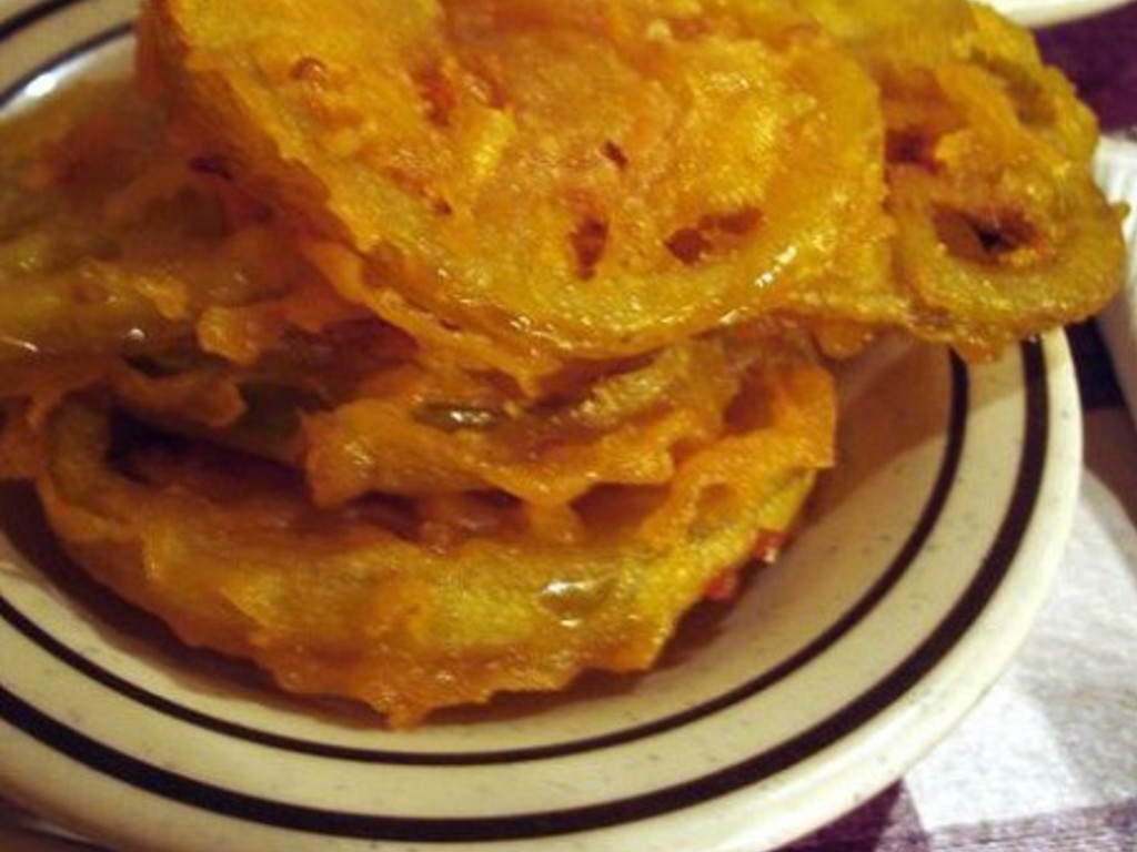 Pomodori verdi fritti