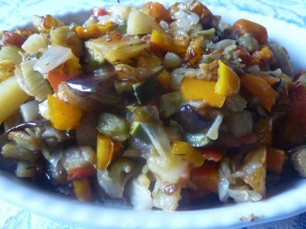 Verdure miste al forno