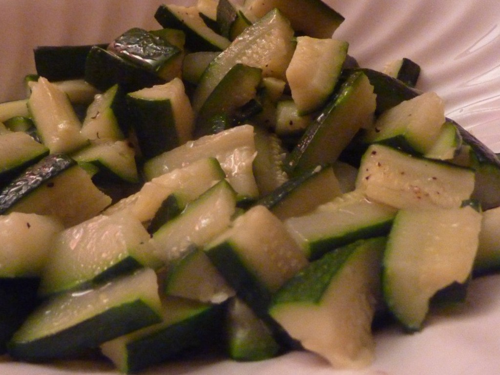 Zucchine in insalata