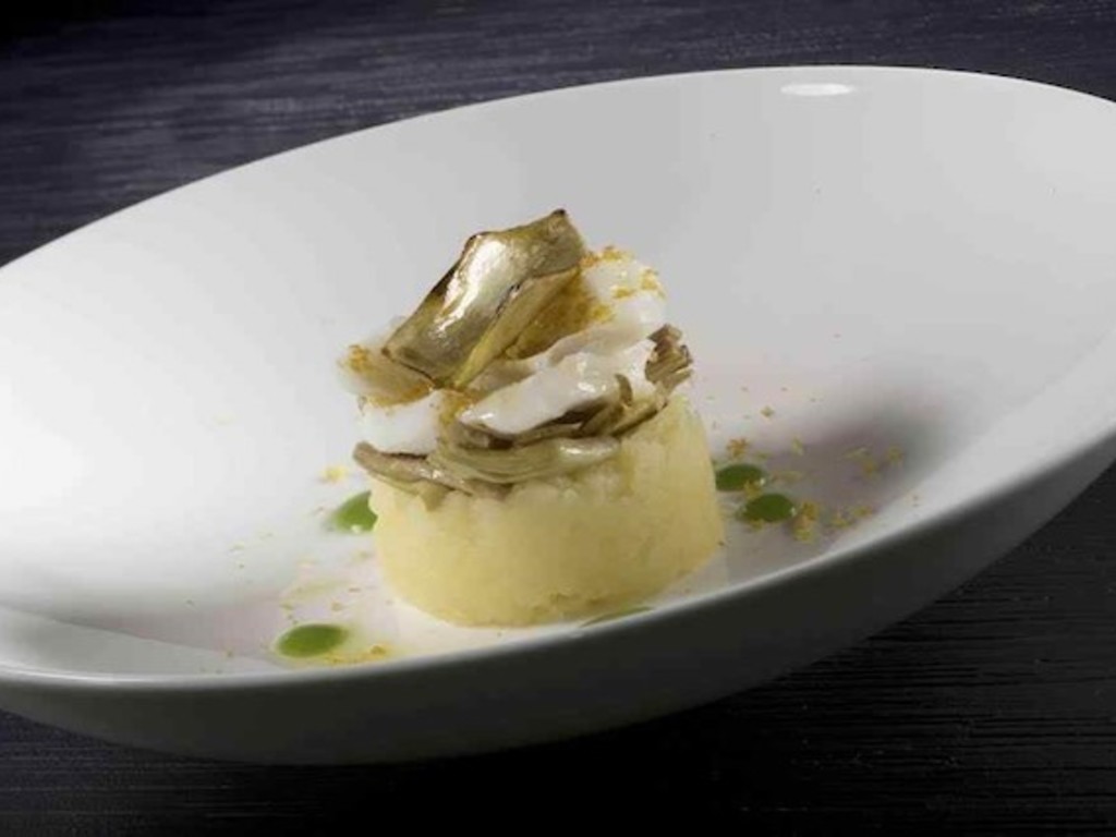 Baccalà al vapore con carciofi e patate
