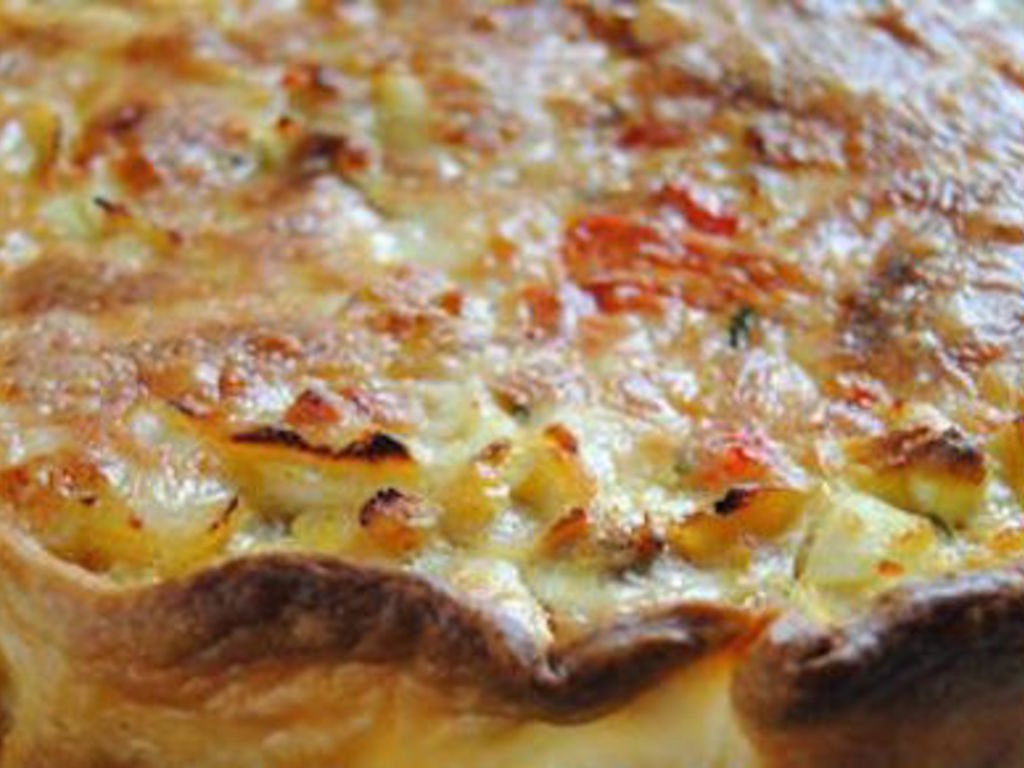 Torta di baccalà -Tarte de bacalhau