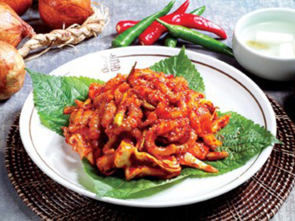 Polpetti saltati - Nakji Bokkeum