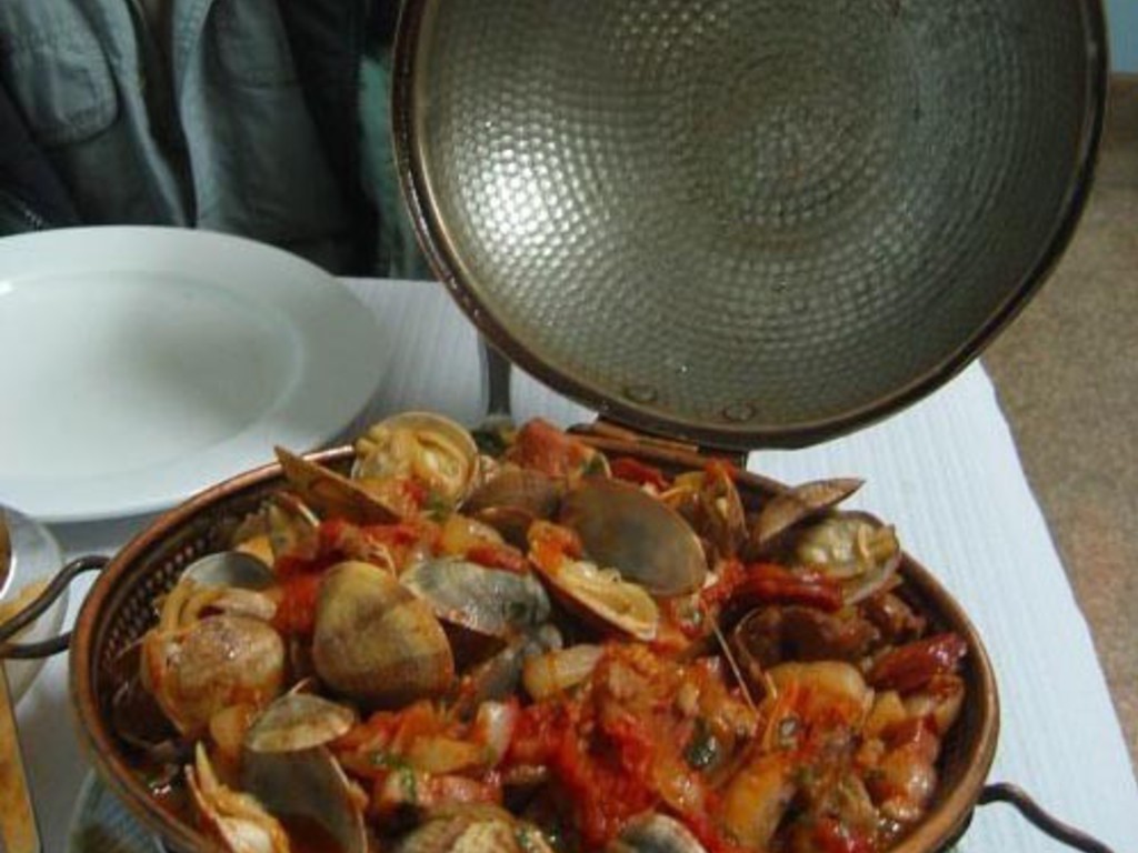 Vongole veraci nella cataplana - Amêijoas na cataplana