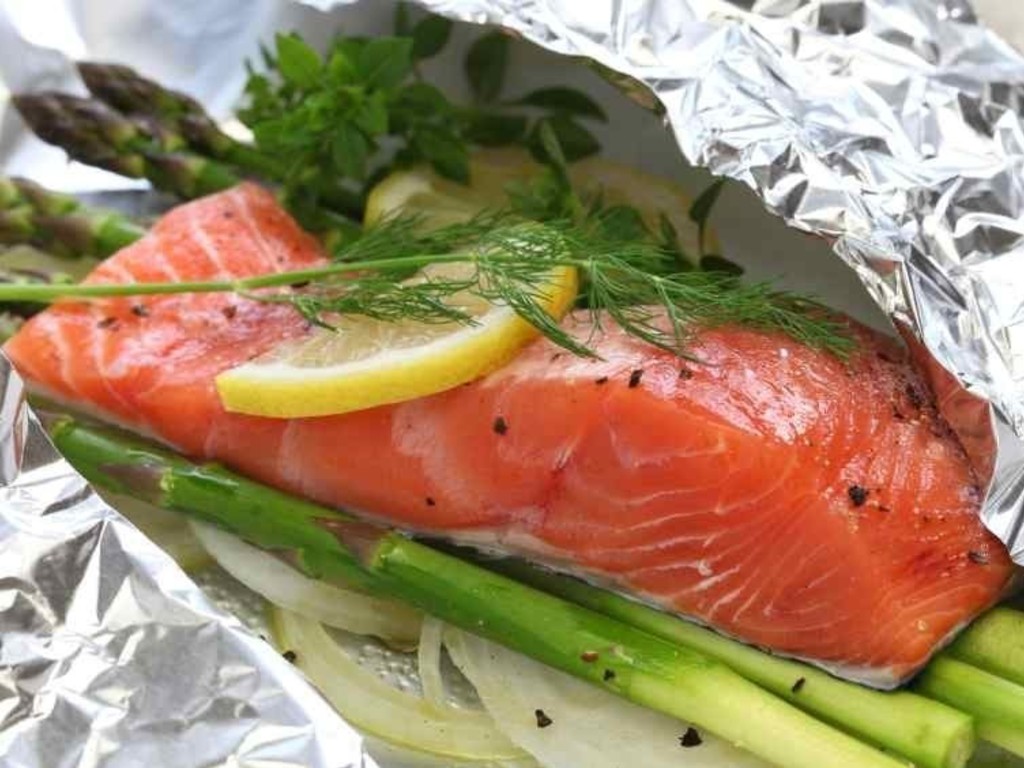 Salmone  al cartoccio