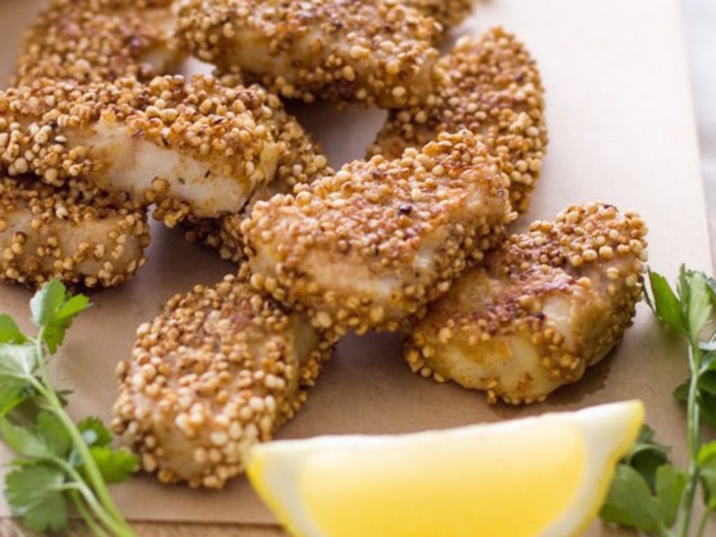 Salmone alla quinoa con salsa al limone