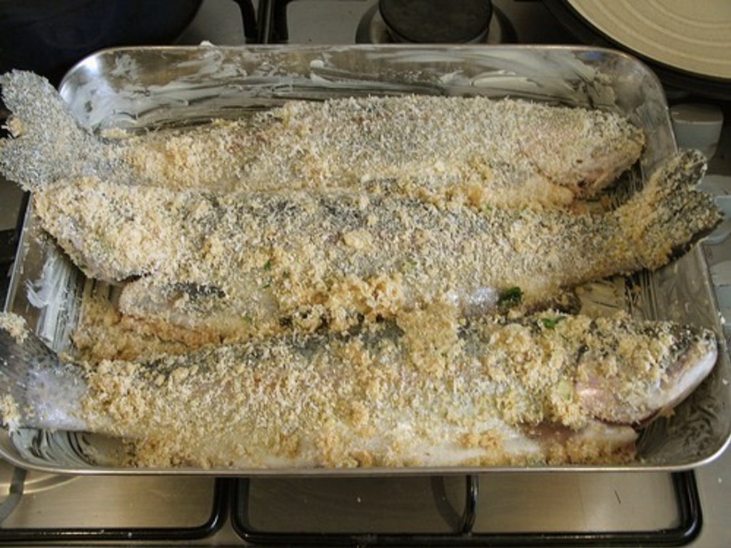 Trote al forno