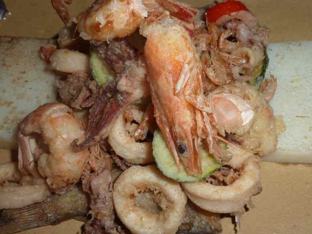 Gran trionfo di fritto misto di paranza