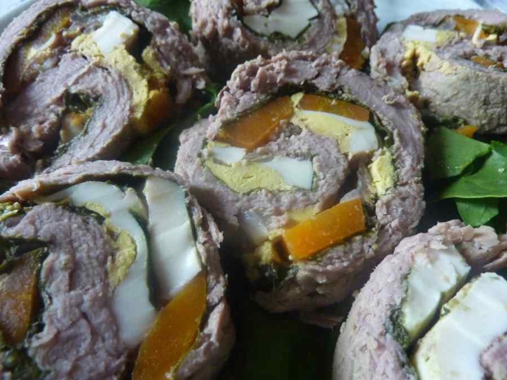 Arrosto di manzo alla argentina - Matambre