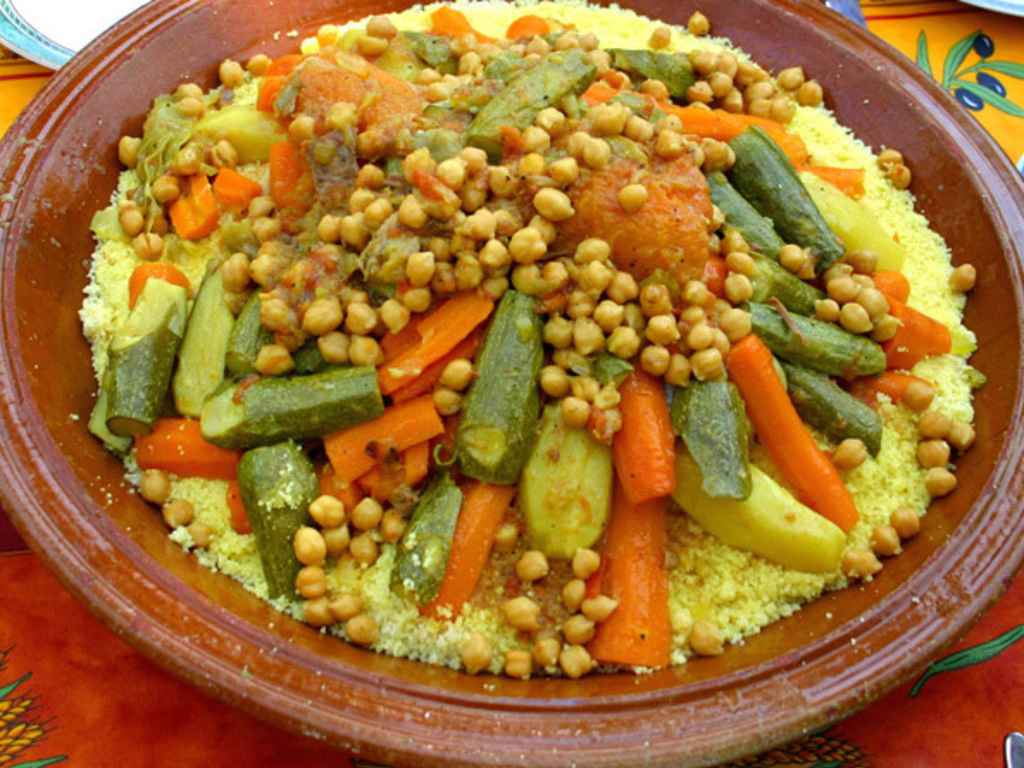 Cous cous di manzo e 7 verdure- Couscous Bidaoui