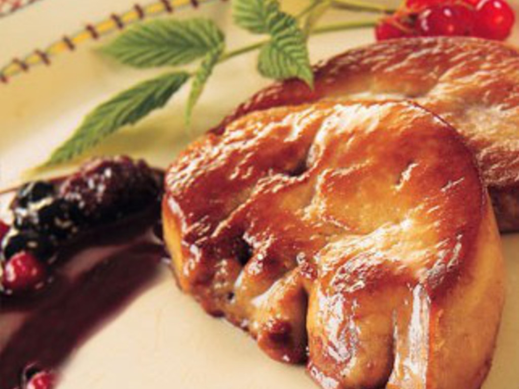 Fegato di vitello con ciliegie