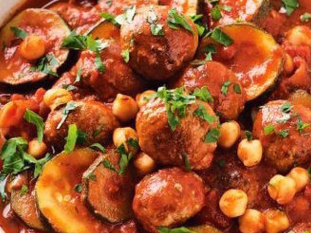 Polpette di carne e ceci