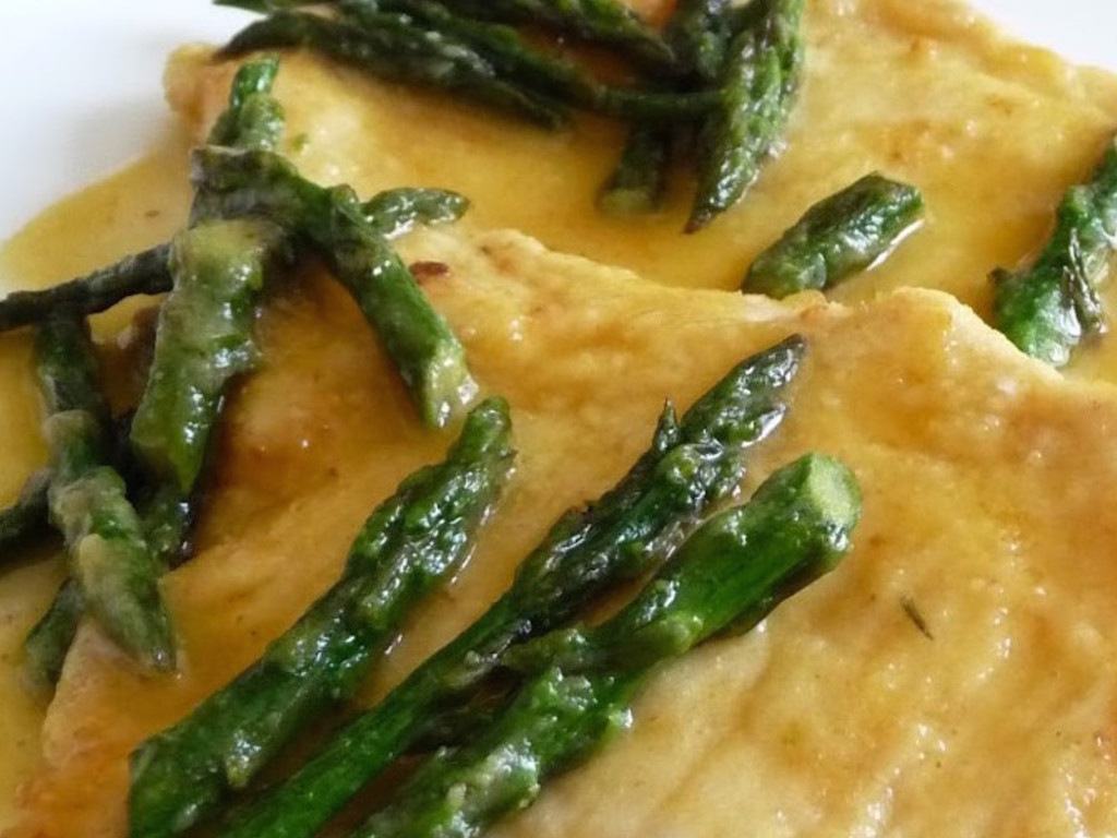 Scaloppine agli asparagi