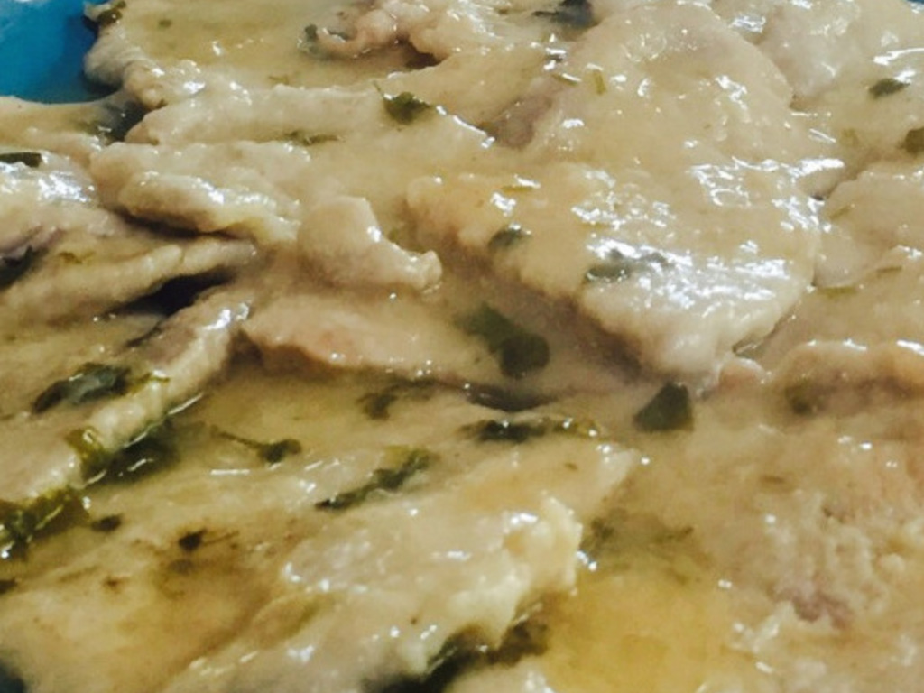 Scaloppine al vino bianco