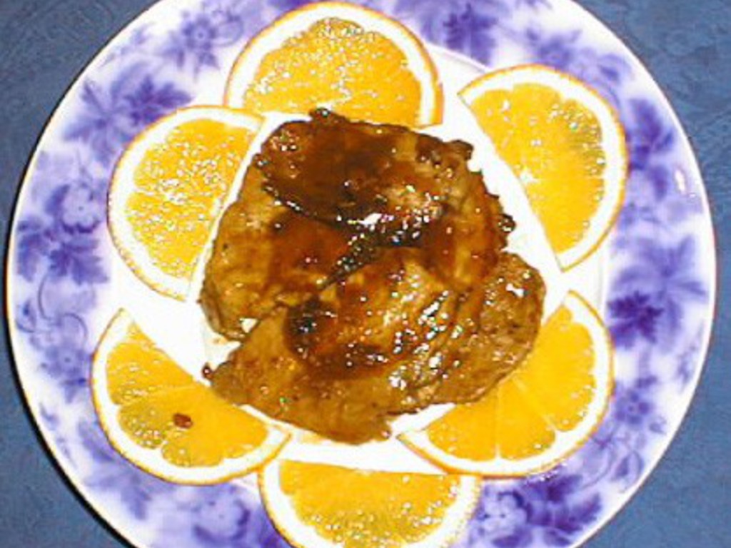 Scaloppine all' arancia