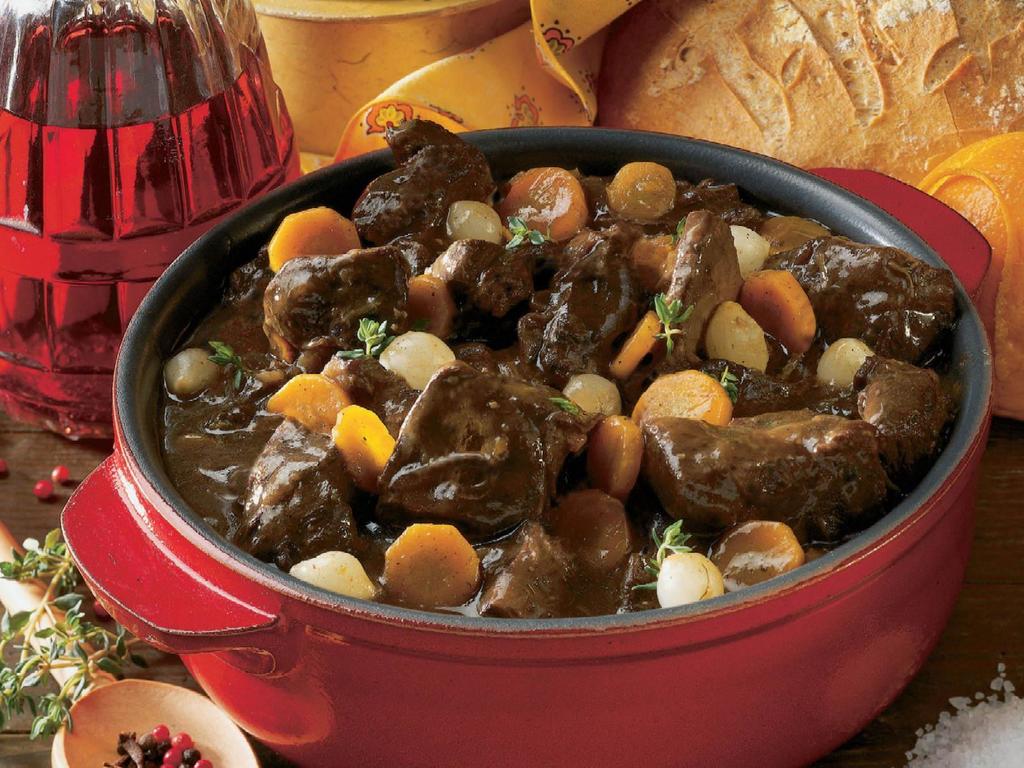 Spezzatino freddo di manzo con capperi e olive - Daube alla provenzale