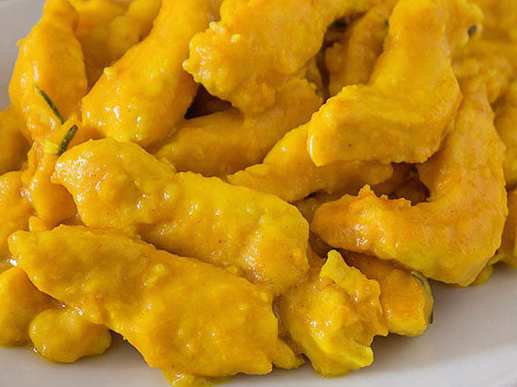 Straccetti alla crema di zucca