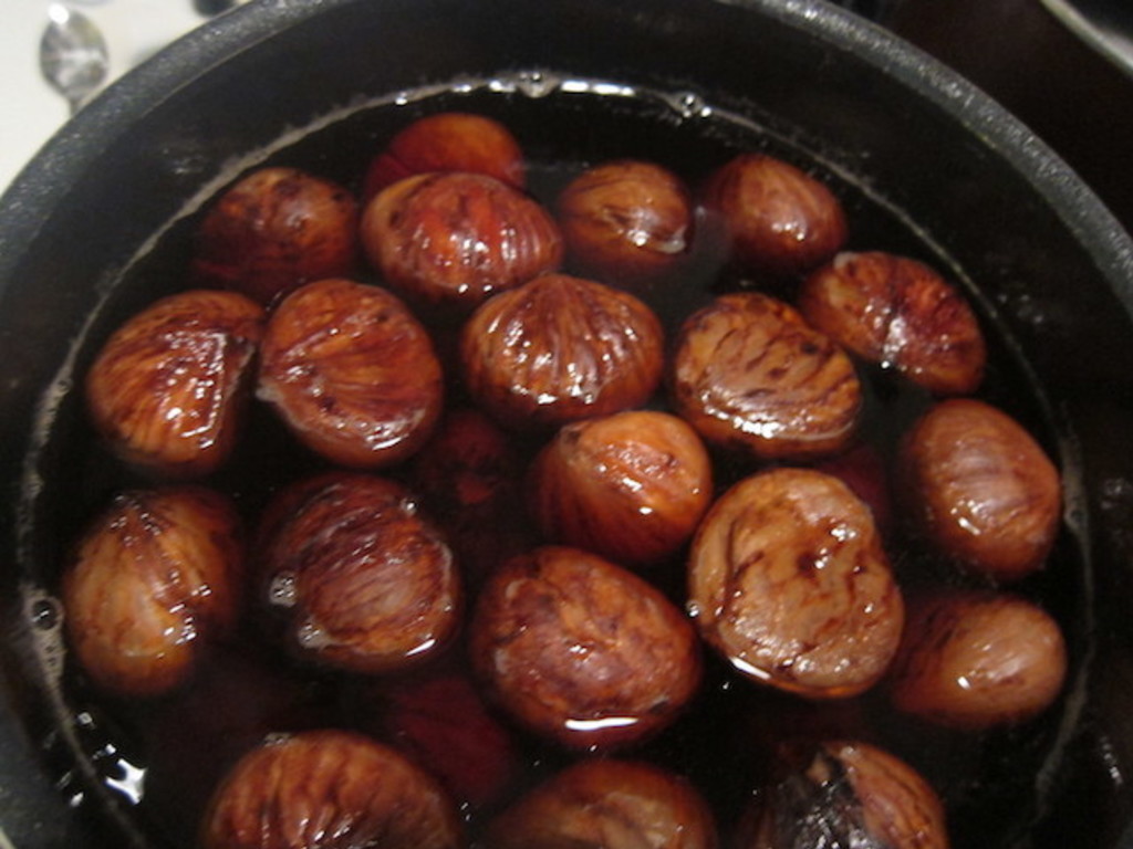 Castagne sciroppate