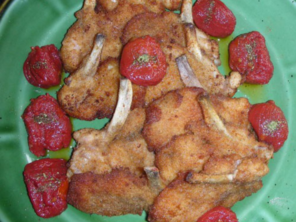 Milanesine di agnello