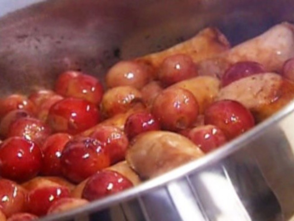Salsicce all'uva