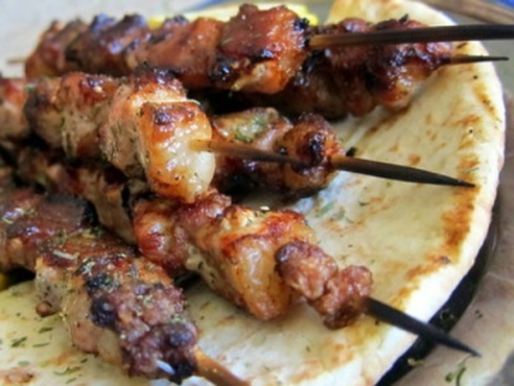Spiedini di maiale - Souvlaki